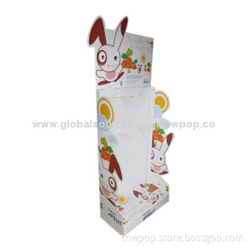 POP Cardboard Floor Display, Eye Catching Design, Eco-friendly Material,Customized Sizes and Designs